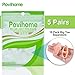 Povihome 10 Pack Big Toe Separators, Temporary Bunion Corrector (1st/2nd Toe), Silicone Toe Spacers for Bunion Pain Relief, Overlapping Toe - Beige