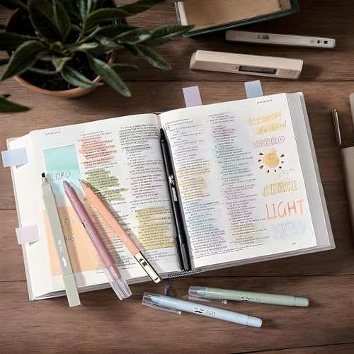 Onglets pour Bible indéchirables en couleurs vives avec notes repositionnables - 2