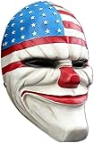 SENQFUN Payday2 Mas k - Game Character Cosplay Mask for Halloween, Unisex Resin Mask for Costume Parties Masquerade (dallas)