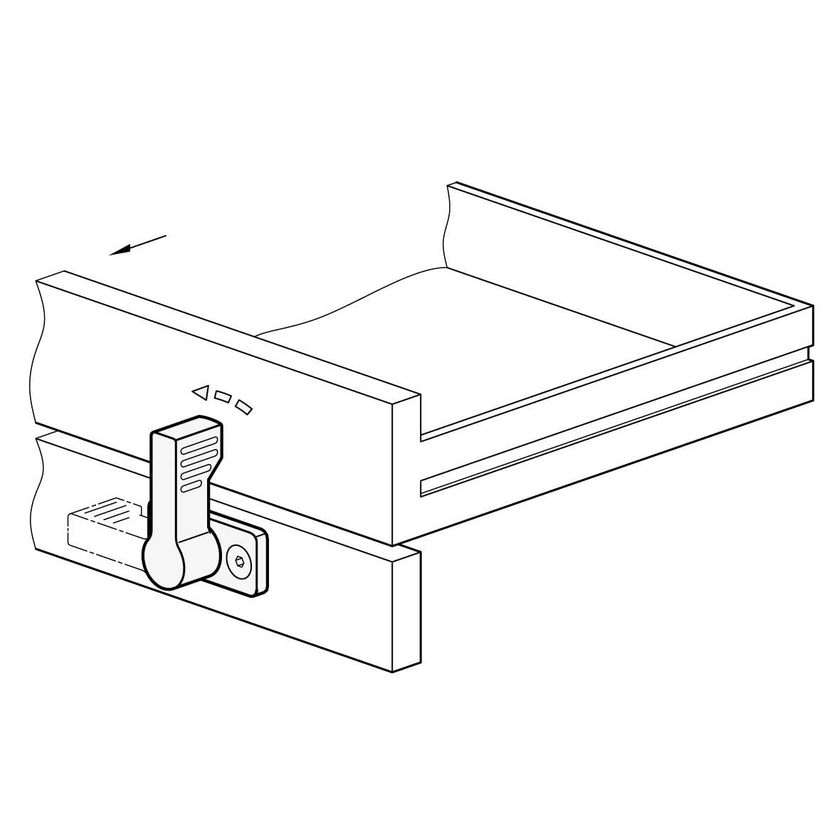 Ganter Normelemente | Śruba blokująca z 4 pozycjami blokowania - GN 702-17-55-A-SW | z przykręcanym kołnierzem | długość śruby: 55mm | czarny