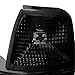 Spec-D Tuning Halo Projector Headlights Smoke + Corner Lights Bumper Turn Signal Lamp Compatible with Ford Ranger 1998-2000 L+R Pair Assembly