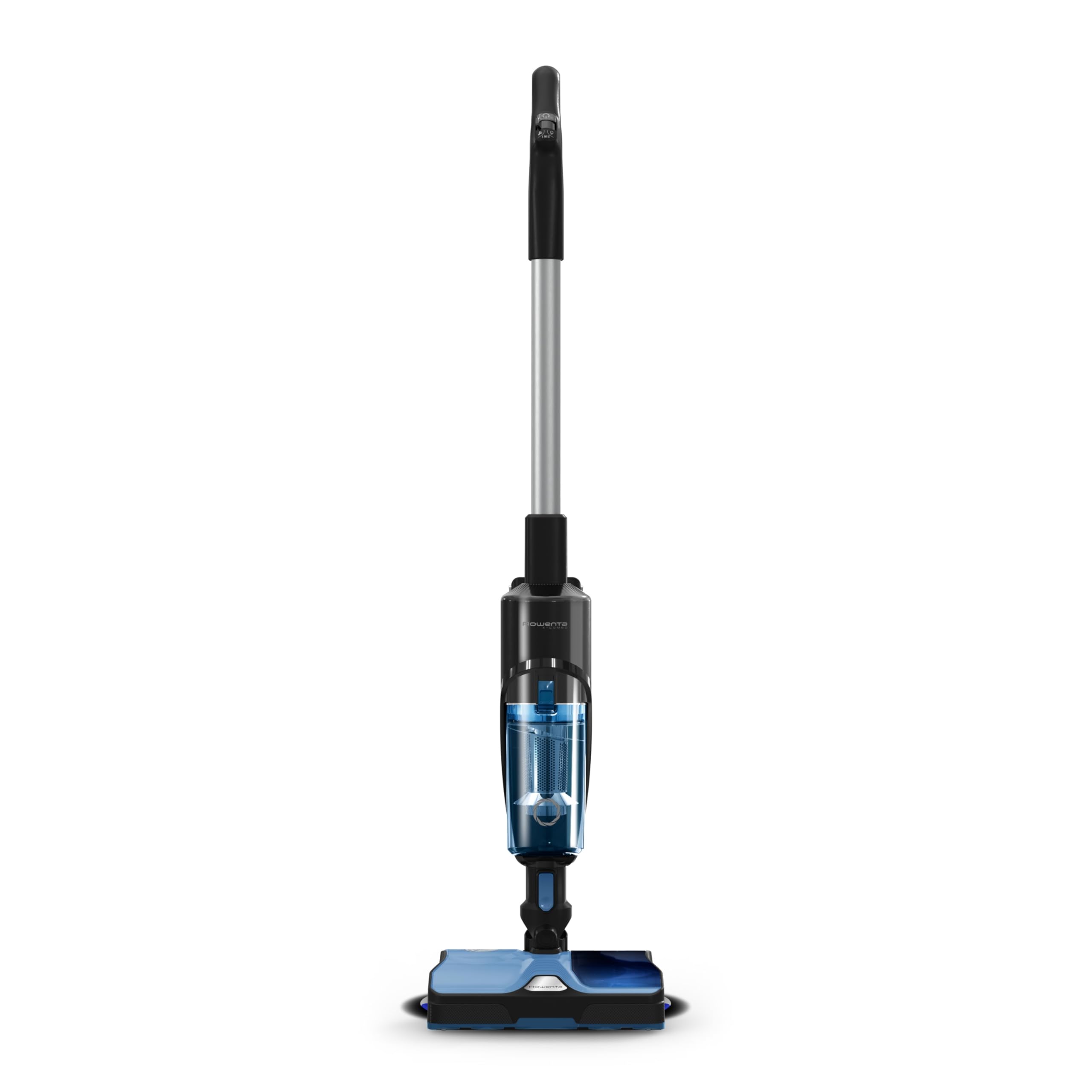 Rowenta GZ3038WO X-COMBO Aspirapolvere Senza Fili Potente, Aspira e Lavapavimenti, Scopa Elettrica Senza Fili Leggera Multisuperficie, Tecnologia Aerospin, 3 Modalità, Autonomia 60 Min