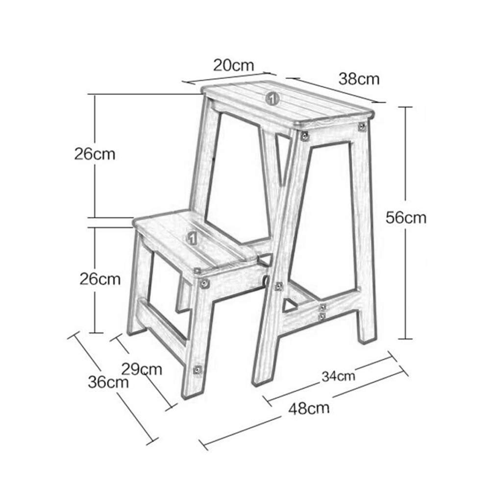 Taburete Plegable Multifuncional para Entrada Al Hogar, Taburete de 2 Pies para Niños, Taburete para Fregadero de Cocina, Taburete para Baño, Taburete para Lavabo de Baño/B