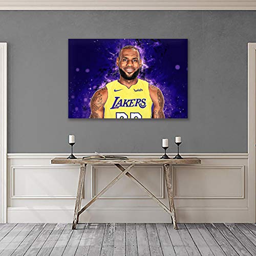 Toile Lebron James affiche super star basket cadeau idéal - 5