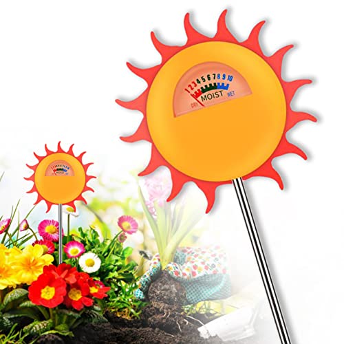 Brilliest Sun-Shaped Moisture Meter for Plants - Great for Potted Plants/Indoor Plants - Houseplant Water Meter - Soil Moisture Sensor - Plant Moisture Meter - Plant Accessories Indoor