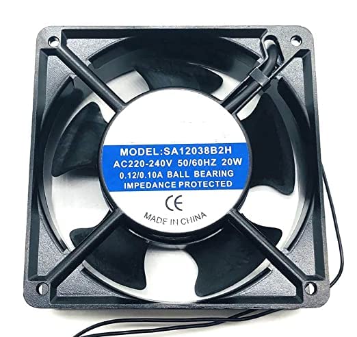 220V 0.10A 20W 12038 Cooling Fan 120X120X38mm