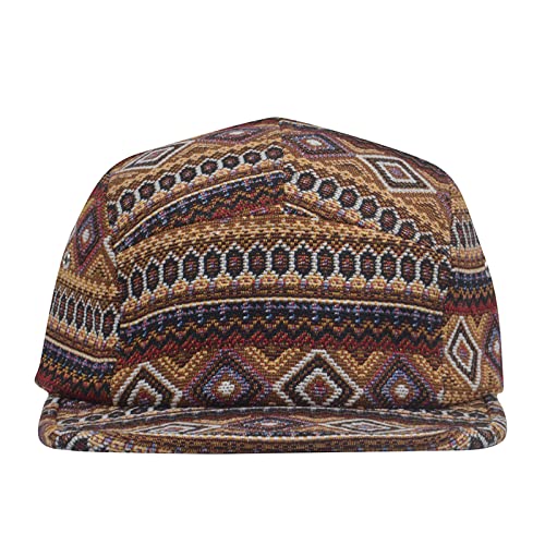 Image of 5 Panel Camper Hat | Multi-Color Unique Designs | Caps for Men & Women | Large or X-Large