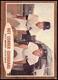 1962 Topps #163 NRM Hot Corner Guardians Clete Boyer/Billy Gardner New York Yankees (Baseball Card) (Normal Tint) VG+ Yankees