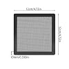 120mm PC Dust Filter Magnetic Frame Cover, 4 Pack Ultra Fine 0.8mm PVC Mesh Computer Case Fan Grill Dustproof Cover for Computer Cooler Ventilation, Easy to Install & Washabe - Black