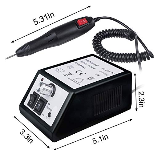 Nagelfräser Elektrische, Elektrische Nagelfeile Maniküre Set, Nagelfeile Elektrisch, 20000u/Min Einstellbarer… – Bild 6