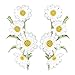 Produktbild MoGist Patch Schönes Stilvolles Weißes Gänseblümchen Stickerei DIY Textilien Patch Applikation Aufbügler Kleidung Jacken T-Shirt Jeans