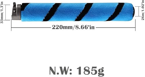 Miniatura 6 de Ytaland - Paquete de 2 cepillos de repuesto compatibles con Shark HZ2002 HZ2000 Vertex Ultralight DuoClean PowerFins Stick Aspiradora, comparado con