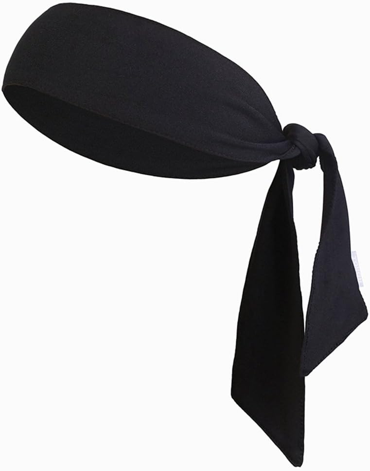 Sports Headband for Men and Women - Non-Slip Headband Sweatband Head Ties Ideal for Running,Working,Tennis,Karate,Volleyball,Stretchy Moisture Wicking