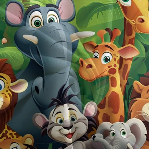 Parure de lit animaux de la jungle 3D pour transformer la chambre ado - 7