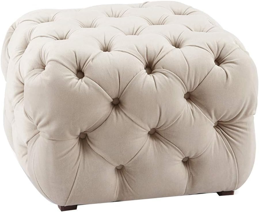 Banc à chaussures en velours doux, confort moelleux 6 couleurs