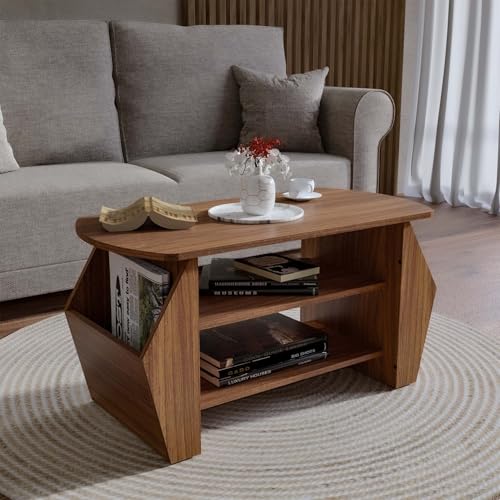 Coffee Tables: 10 Stylish Picks for Your Living Room 65 NEUDOT Smash Coffee Table with Storage | Engineered Wood | Center...