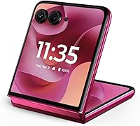 Vista 8 de Motorola Razr+ 2025 Unlocked Made for US 12/256GB 50MP Camera Hot Pink