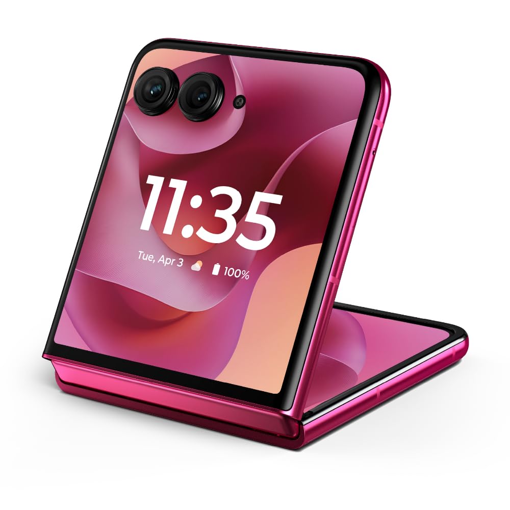 Motorola Razr+ 2025 | Unlocked | Made for US 12/256GB | 50MP Camera | Hot Pink