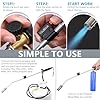 Propane Torch Weed Burner Kit, 1,800,000 BTU Blow Torch with 10Ft Hose, Self Igniter Flamethrower Grill Torch for Weeding, Roof Asphalt, Melting Snow, Road Marking, Barbeque