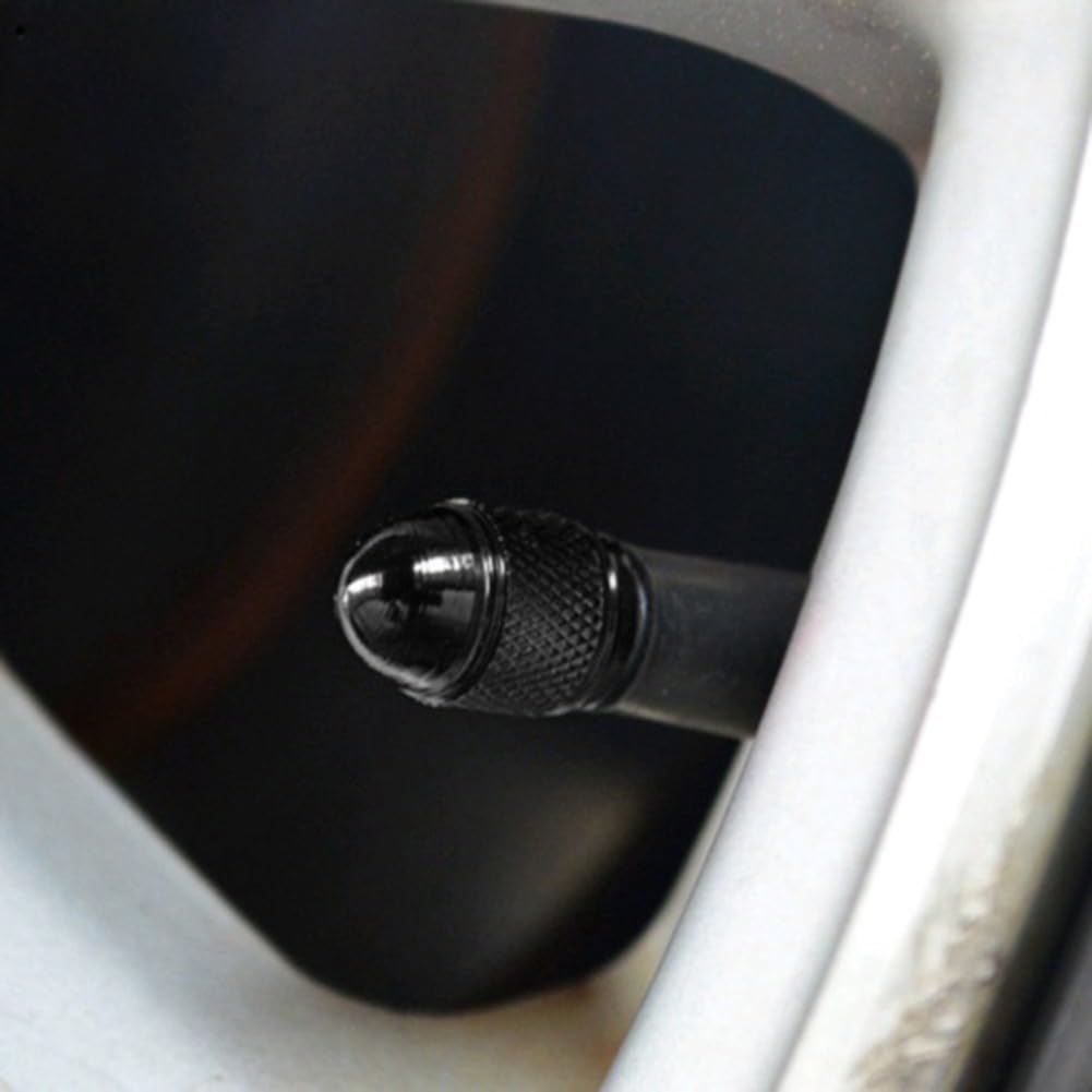 4 x Aluminium-Reifenventil-Staubschutzschrauben für Auto, LKW, Pickup, SUV