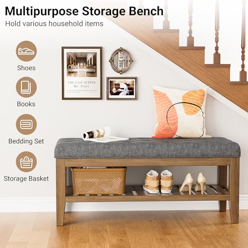 Luxury Upholstered Accent Bench