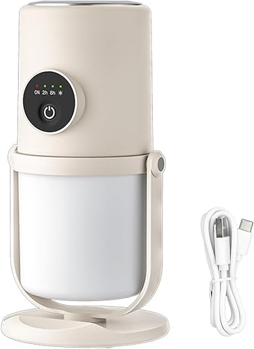 Mini humidificador portátil, humidificadores de niebla fría de 10.1 fl oz con soporte, humidificador de escritorio USB silencioso con 2 modos de