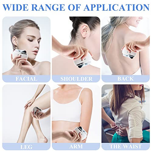 Gua Sha Facial Tools, Electric Gua Sha Face Massager, Scraping Board with 9 Level Heat & Vibration for Face Lift Neck Body Skin Care, Anti-Aging, Eye Puffiness & Wrinkle Removal, Tension Relief - Image 7