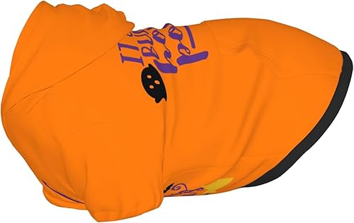Miniatura 6 de Ropa para perros de Halloween Hocus Pocus, sudadera con capucha para cachorros, suave, cómoda, cálida, transpirable, con sombrero y bolsillo para