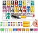 bodateng LIHUA 10/180/306PCS Fuse with Box Clip 5/35A Combination Car Fuse Set with Inspection Circuit Electric Pen(306PCS)