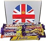 Cadbury Chocolate Selection Box of 10 Full Size British Chocolate Bars, Imported from the UK