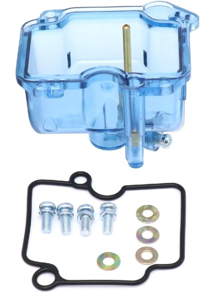 MOTOS VM22 Carburetor Float Chamber With Rubber Gasket Kit Compatible With 212cc 196cc CT200U GX160 GX200 Bike(Grey)