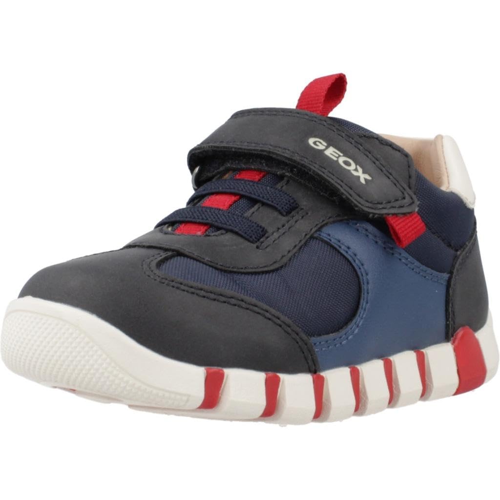 Geox B IUPIDOO BOY A, Sneaker, 3 UK Blue