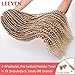 Leeven 6 Packs Pre-Twisted Passion Twists Synthetic Crochet Hair Extensions 15 Roots/pack 22 Inch Ombre Crochet Passion Twist Braiding Hair Curly Ends Twist Hair Ombre Color