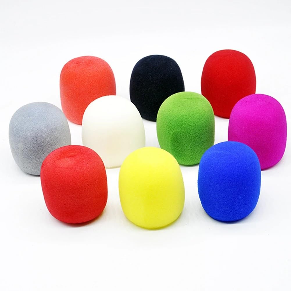 20pcs Bonnettes en Mousse pour Microphones, Mousse Micro Casque 20pcs Bonnettes en Mousse pour Microphones, Mousse Micro Casque