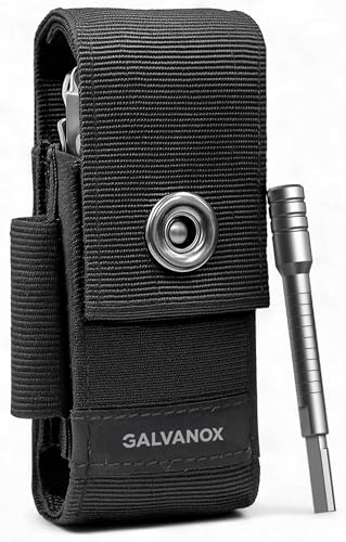 Galvanox Nylon Sheath for Leatherman Multi-Tools - Large Holster Pouch for Belt with Bit Extender Included (Large 4.5)