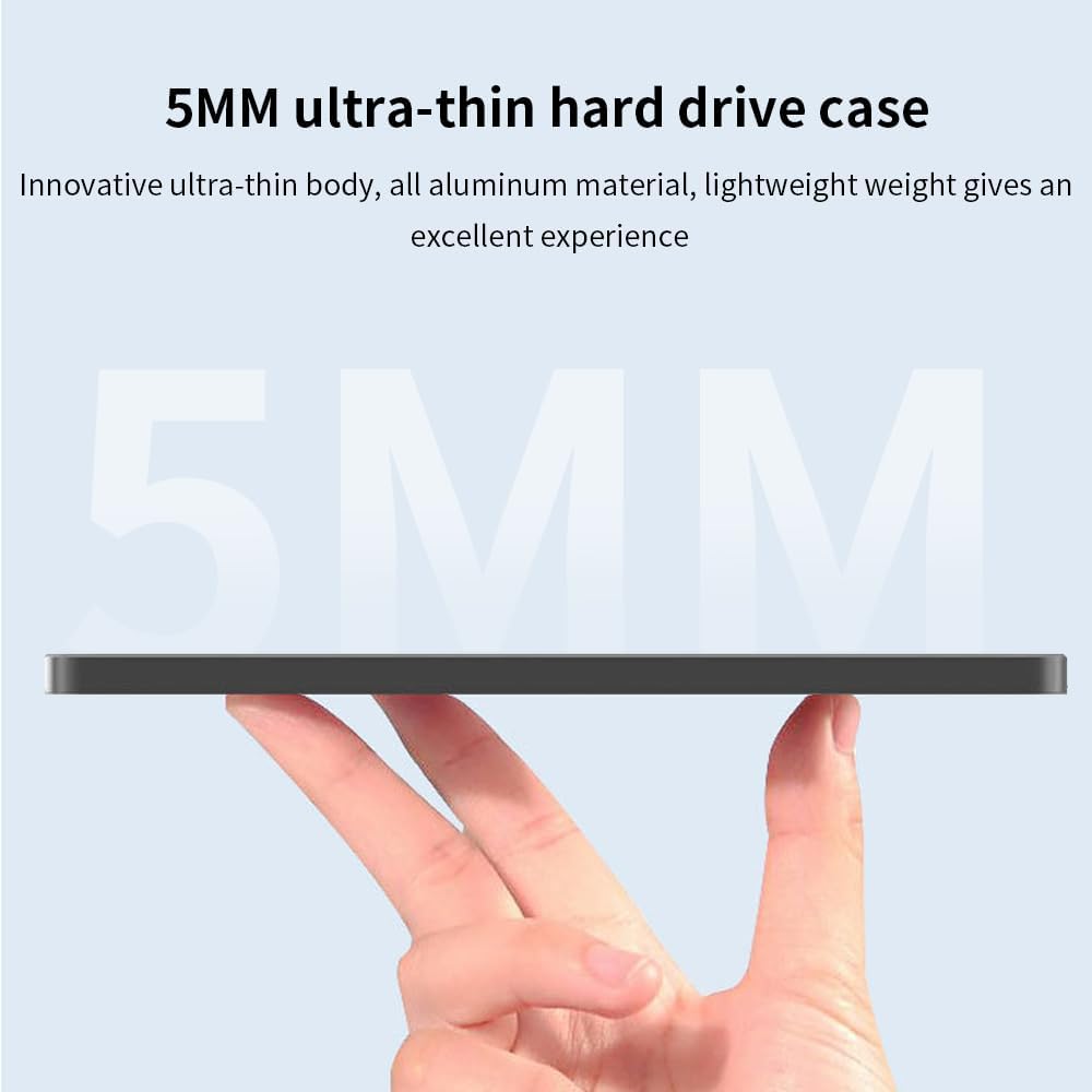 TISHRIC M2 SSD Enclosure 5mm Ultra-Thin