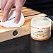 CLARK'S Cutting Board Finish Wax, Enriched with Lemon & Orange Oils ,Made with Natural Beeswax and Carnauba Wax,Butcher Block Wax, (6 ounces)