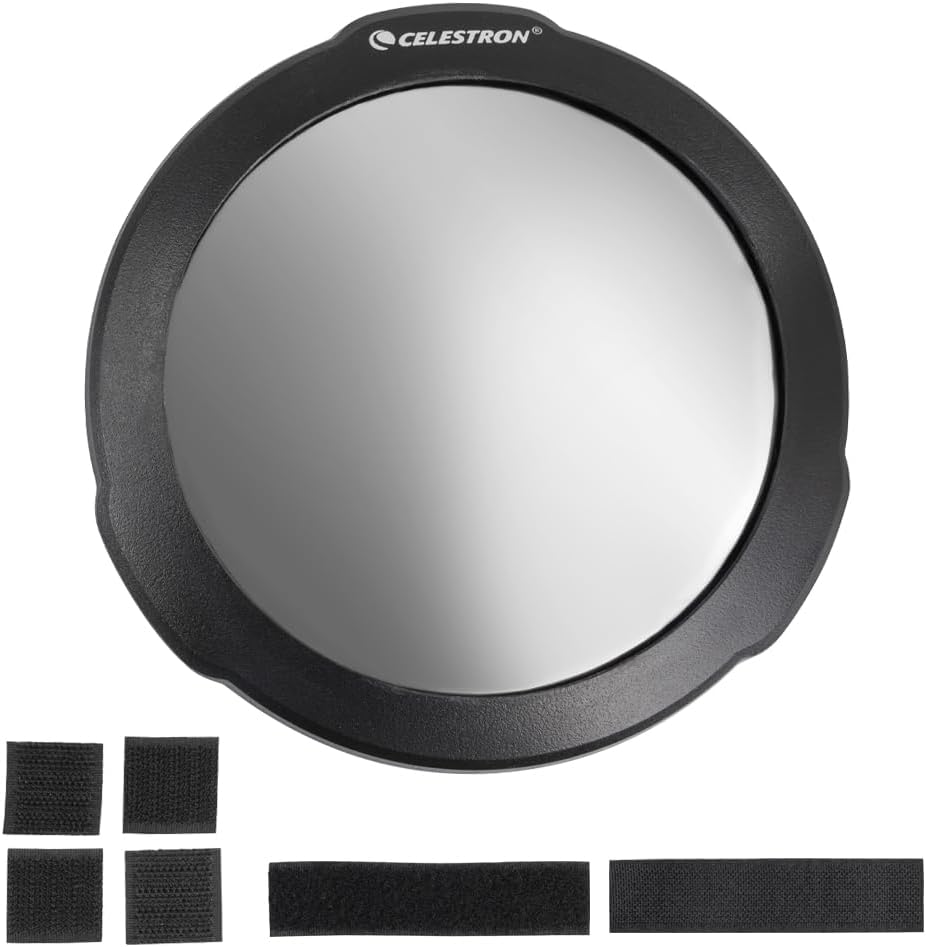 Celestron – EclipSmart Safe Solar Eclipse Telescope Filter – Meets ISO 12312-2:2015(E) Standards – Works with 5” Schmidt-Cassegrain Telescopes – Observe Solar Eclipses & Sunspots – Secure Fit 5" SCT