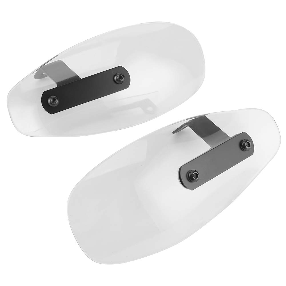 Deflector de viento para manillar ,protector de mano para motocicleta ,universal ,maravilloso para su vehículo(Transparent)