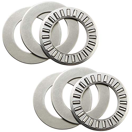 Meetoot TNRBW-1220-6S-RE 6 Sets Thrust Needle Roller Bearings Nta1220+2Tra Thrust Needle Roller Bearing thumb #5