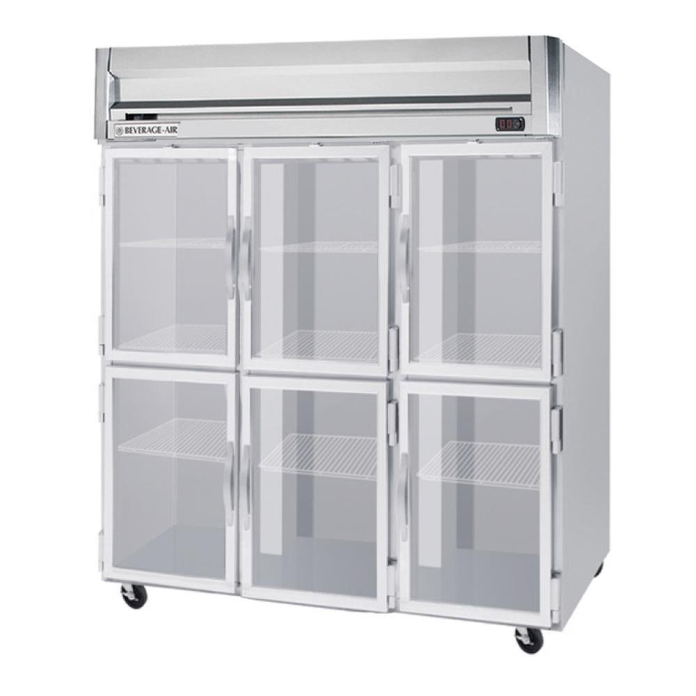 HRS3-1HG 78" Half Glass Door Reach-In Refrigerator - Horizon Series by Beverage Air – Commercial Grade
