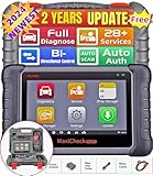 Autel MaxiCheck MX808 Diagnostic Scan Tool OBD2 Scanner Same as maxicom mk808 MK808S can Scanner para Autos maxisys xtool Auto Vin Auto Scan Autos 28+ Services (2 years free update Save $125)