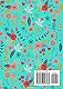 Vocabulary Notebook: B6 Notebook 2 Columns Small with A-Z Alphabetical Tabs Printed | Folk Bird and Floral Design Turquoise