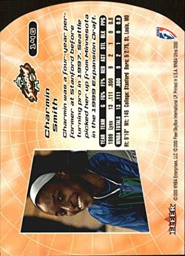 Miniatura 2 de 2000 Ultra WNBA Gold Medallion #14 Charmin Smith WNBA Basketball Trading Card