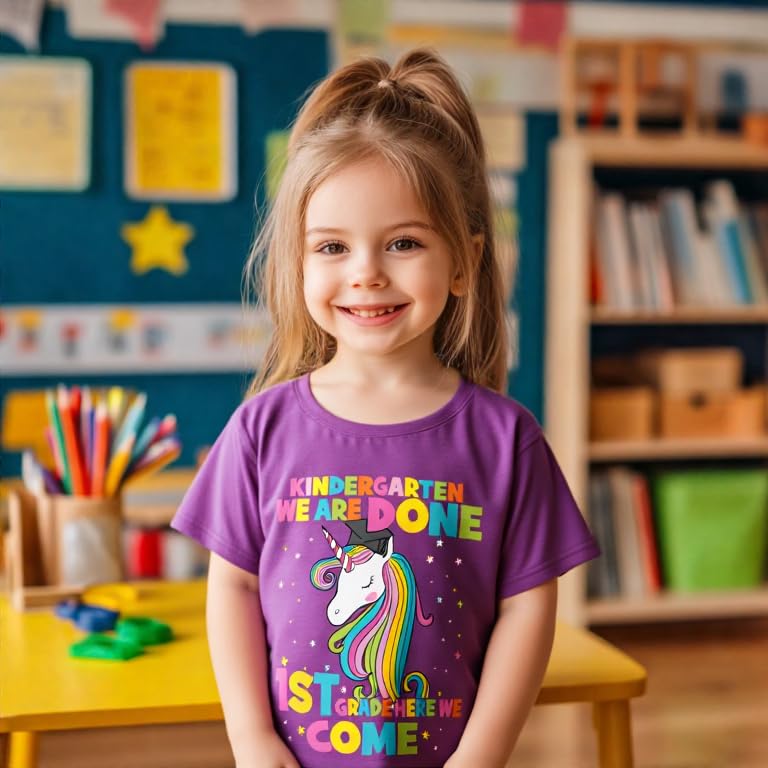 Image of Kindergarten Graduation Shirt Kids Kindergarten Graduation Gifts for Girls T-Shirt Top