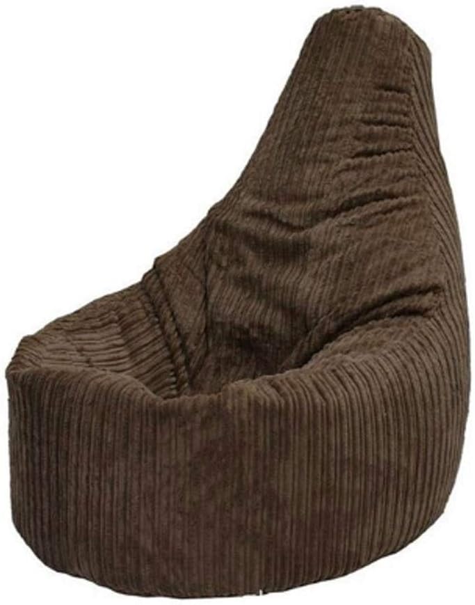 Lazy Sofa Cover No Padded Chair Flannel Recliner Bean Bag Sofa Room Furniture(Black)