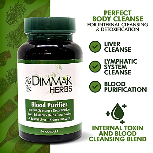 Dimmak Herbs Blood Purifier For Internal Cleansing & Detoxification + Benefits Liver And Kidney Function | Lab Tested Herbal Supplement #TOP1