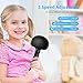 SMARTDEVIL Portable Clip on Stroller Fan, 3000mAh for Baby, 3 Speed Battery Operated Personal Desk Fan with Flexible Tripod, Mini Handheld Fan for Car Seat, Treadmill, Camping (Black(3000mAh))