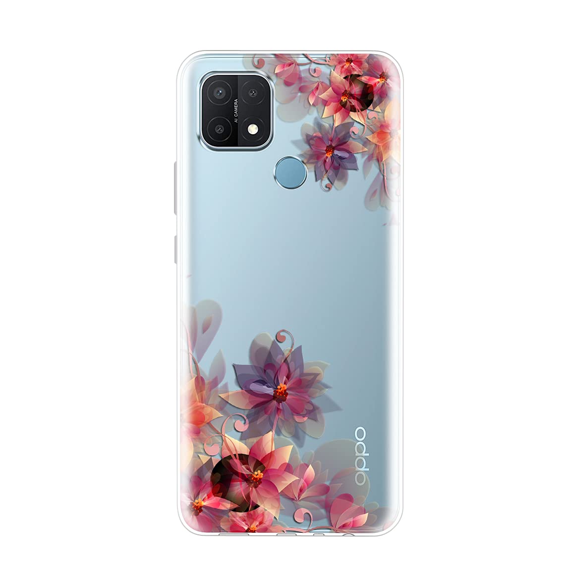 Fashionury Silicone Designer Printed Transparent Soft Back Cover for Oppo A15 / Oppo A15s / -V056 (B095CMBND7) Amazon Price History, Amazon Price Tracker