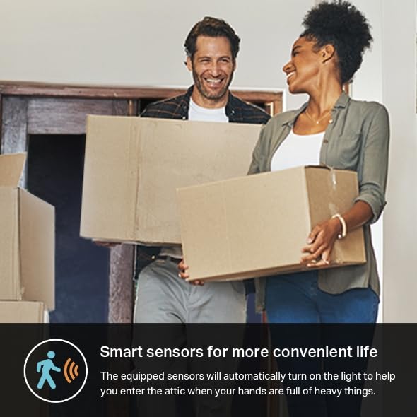 Kasa Smart Motion-Activated WiFi Interrupteur de variateur par TP-Link (KS220M) - Smart Détection des mouvements, WiFi Light Switch fonctionne avec Alexa et Google Assistant, Pas de Hub requis, Blanc